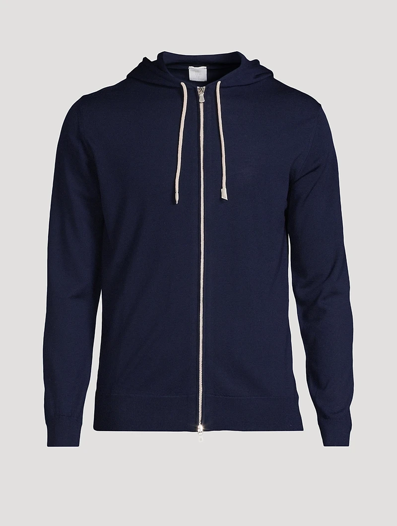 Wool Zip Hoodie