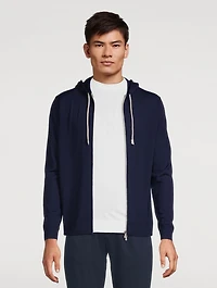 Wool Zip Hoodie