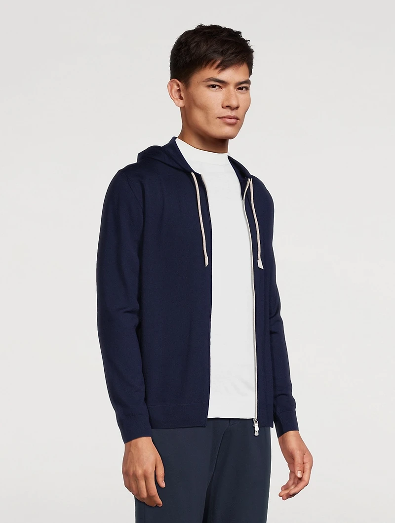 Wool Zip Hoodie