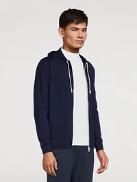 Wool Zip Hoodie