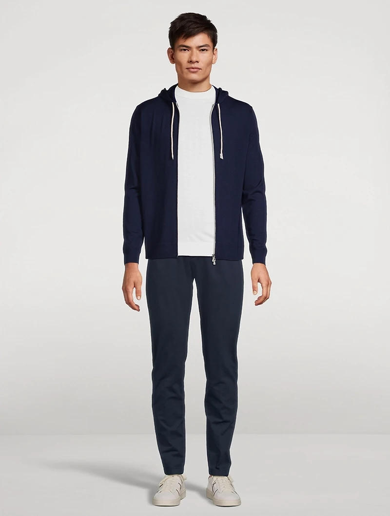 Wool Zip Hoodie