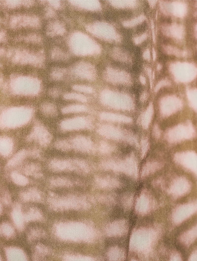 Catti Printed Silk Blouse