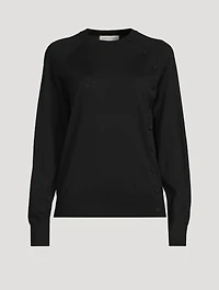Torea Merino Wool Asymmetrical Cardigan