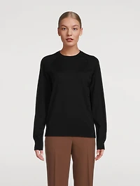 Torea Merino Wool Asymmetrical Cardigan