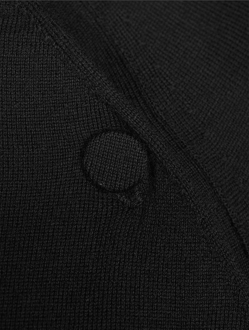 Torea Merino Wool Asymmetrical Cardigan
