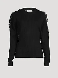 Toska Sweater With Silk Panel
