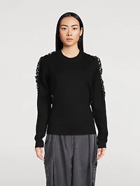 Toska Sweater With Silk Panel