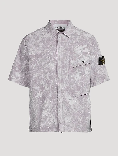 Garment-Dyed Short-Sleeve Shirt