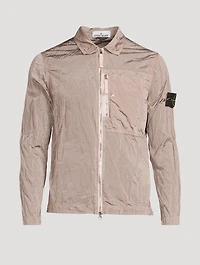 Nylon Metal Zip Overshirt