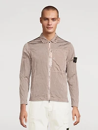 Nylon Metal Zip Overshirt