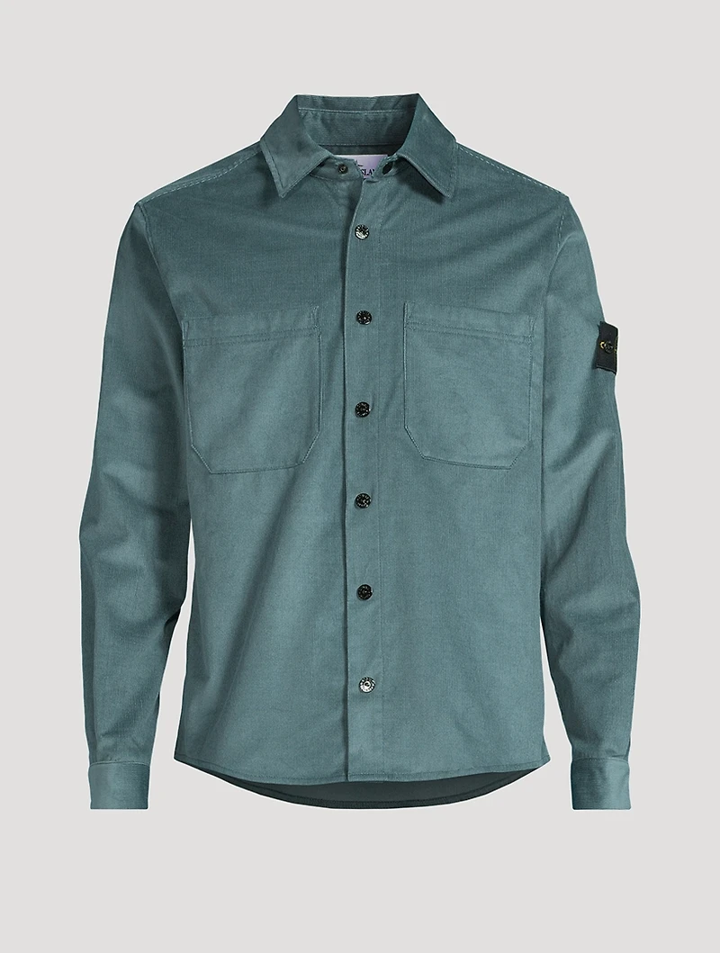 Corduroy Long-Sleeve Shirt