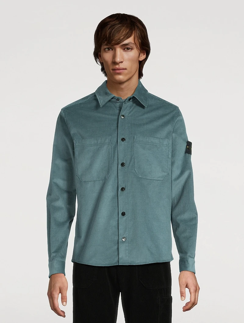 Corduroy Long-Sleeve Shirt