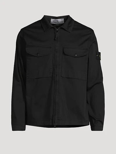 Stretch Cotton Overshirt