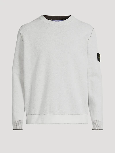 Double-Face Crewneck Sweater