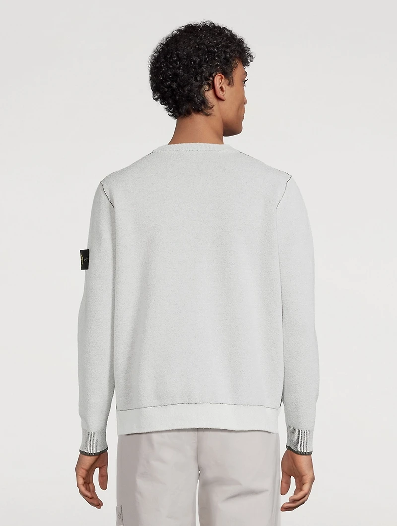 Double-Face Crewneck Sweater