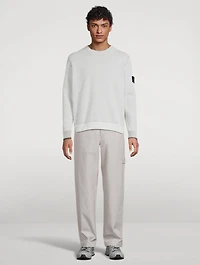 Double-Face Crewneck Sweater