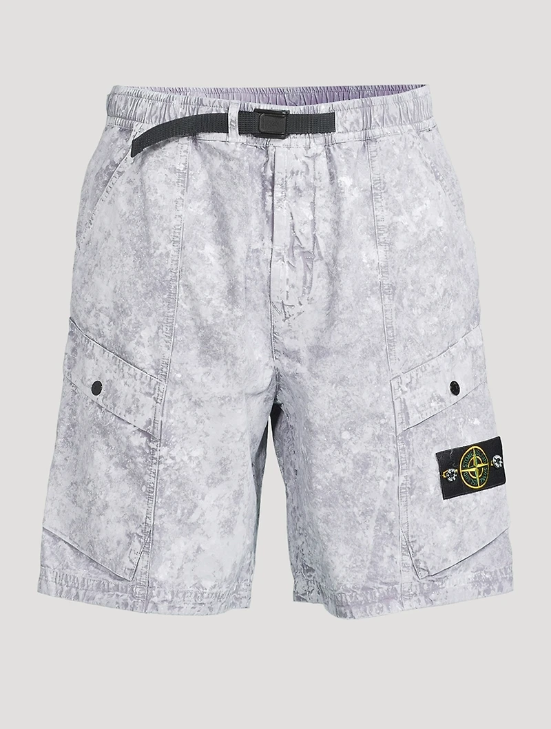Stretch-TC Canvas Cargo Shorts
