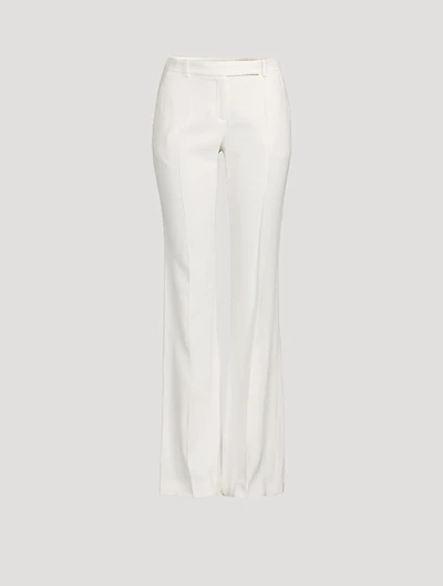 Leaf Crêpe Bootcut Trousers