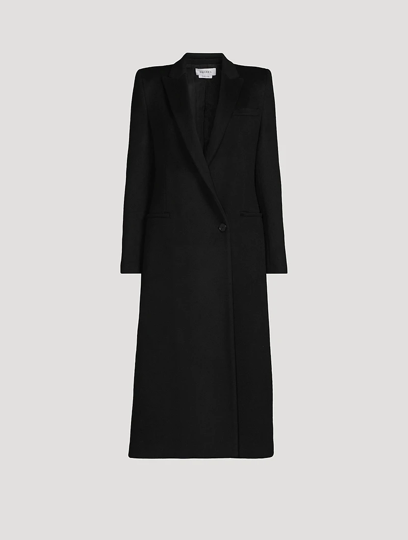 Wool Cashmere Felt Coat