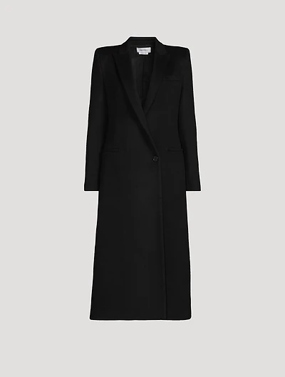 Wool Cashmere Felt Coat