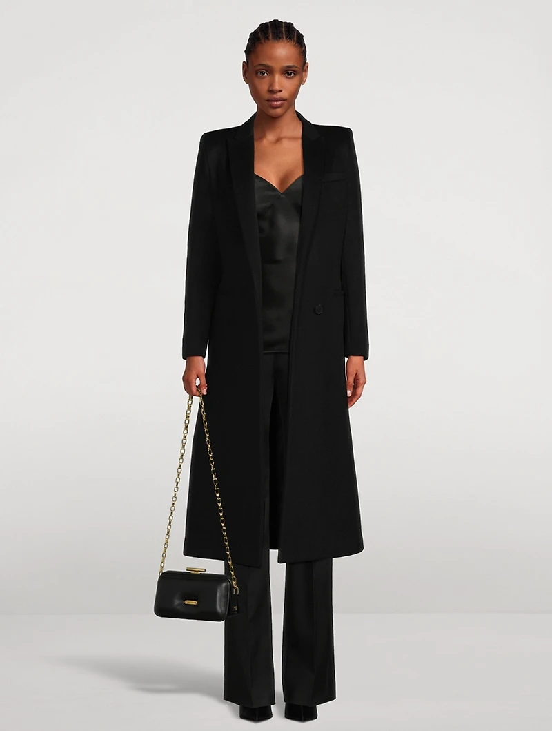 Wool Cashmere Felt Coat