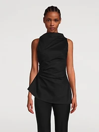 Asymmetric Gathered Top