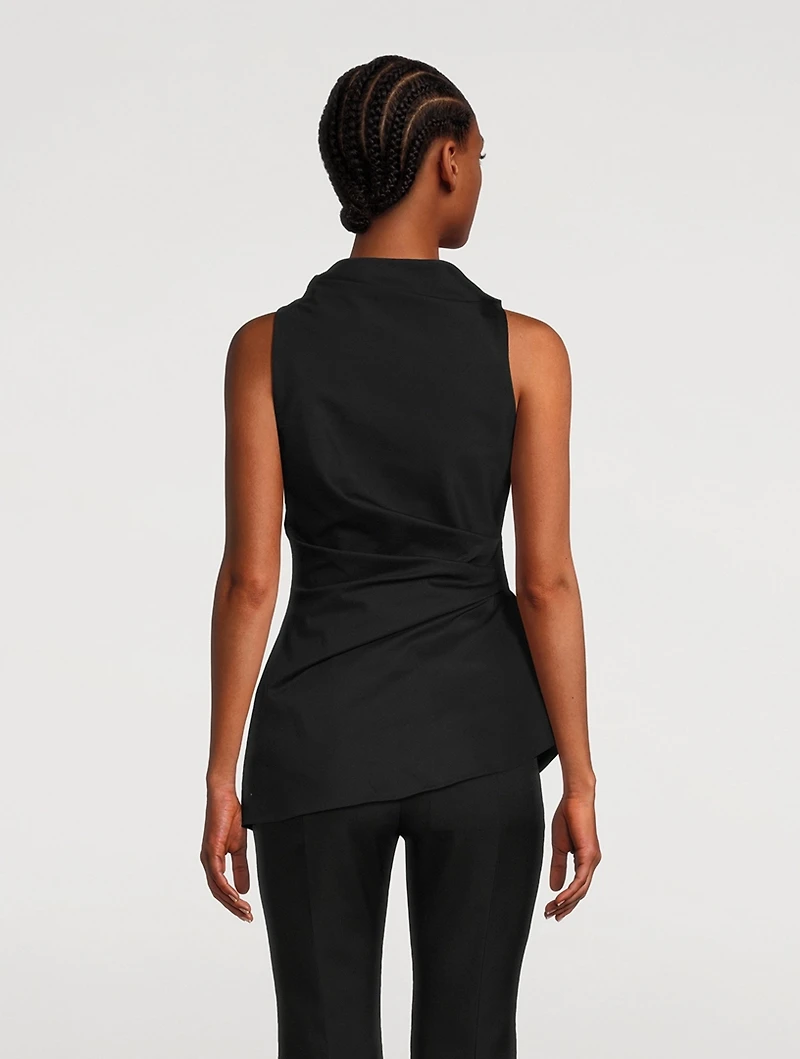 Asymmetric Gathered Top