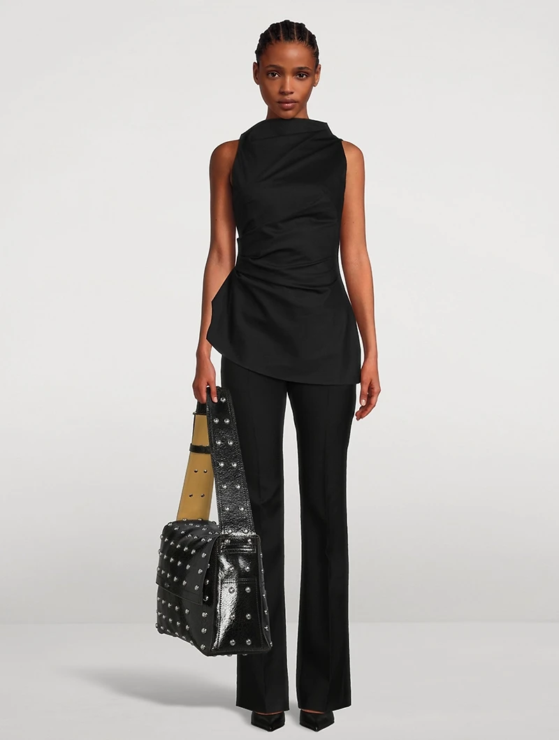 Asymmetric Gathered Top