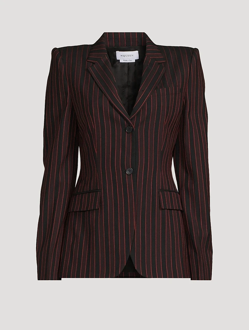 Archive Stripe Wool Blazer