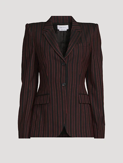 Archive Stripe Wool Blazer