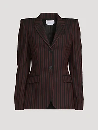 Archive Stripe Wool Blazer