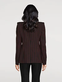 Archive Stripe Wool Blazer