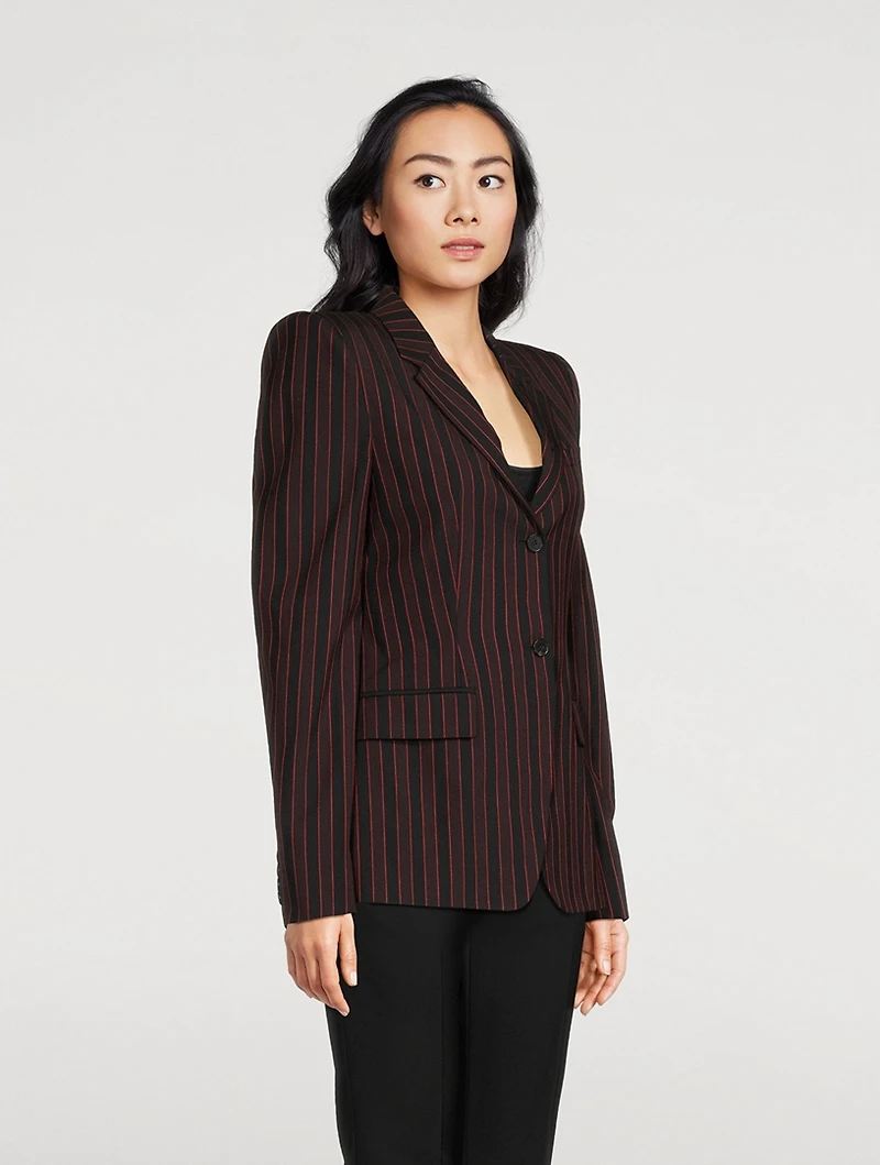 Archive Stripe Wool Blazer