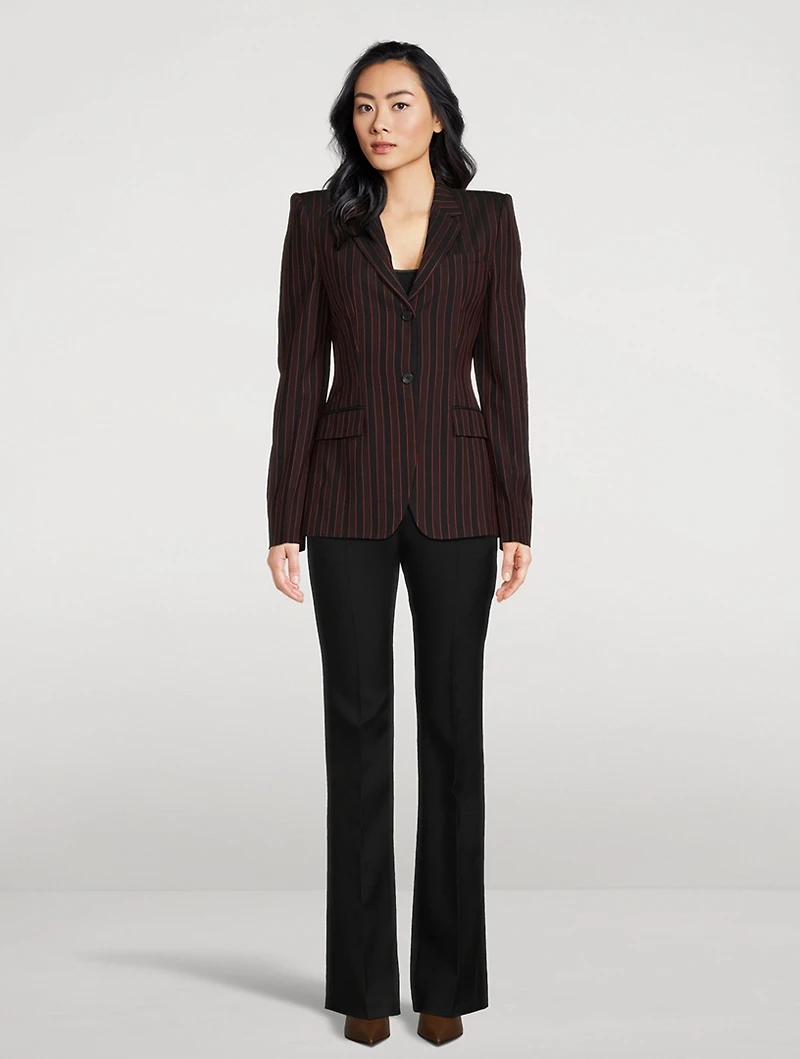 Archive Stripe Wool Blazer