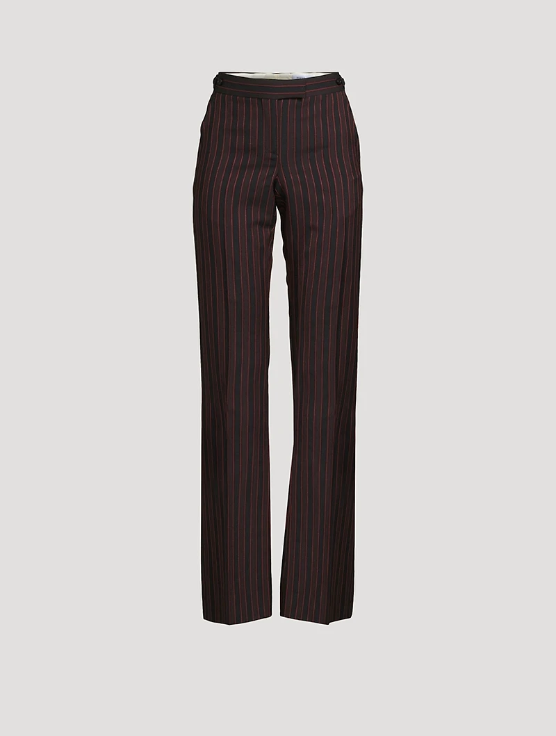 Archive Stripe Wool Trousers