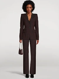 Archive Stripe Wool Trousers