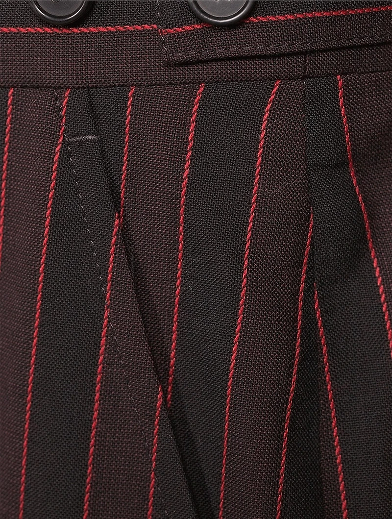 Archive Stripe Wool Trousers