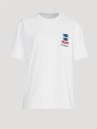 Window-Embroidered T-Shirt