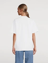 Window-Embroidered T-Shirt