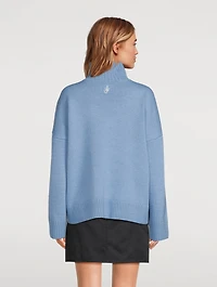 Colourblock Turtleneck Sweater