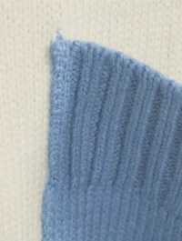 Colourblock Turtleneck Sweater