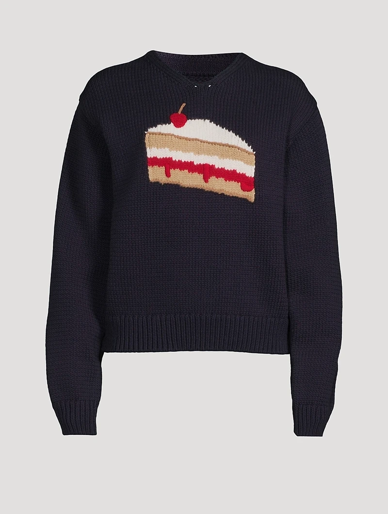 Cake Intarsia Sweater