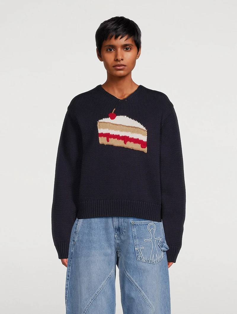 Cake Intarsia Sweater