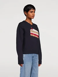 Cake Intarsia Sweater