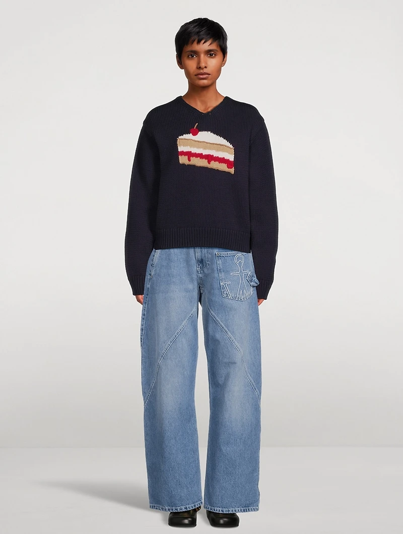 Cake Intarsia Sweater
