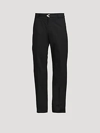 Arrow Belt Straight-Leg Trousers