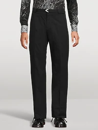 Arrow Belt Straight-Leg Trousers