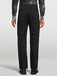 Arrow Belt Straight-Leg Trousers