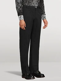 Arrow Belt Straight-Leg Trousers