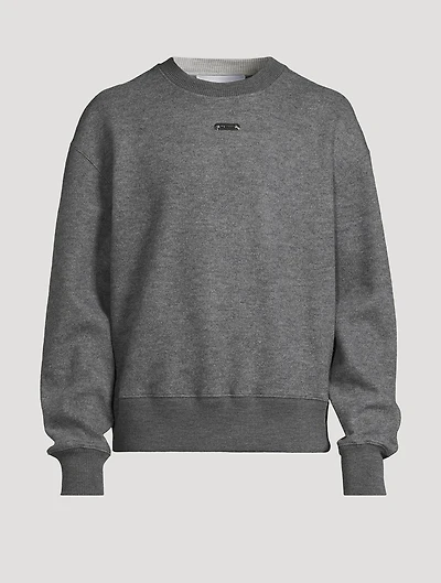 Logo Plaque Sweatshirt